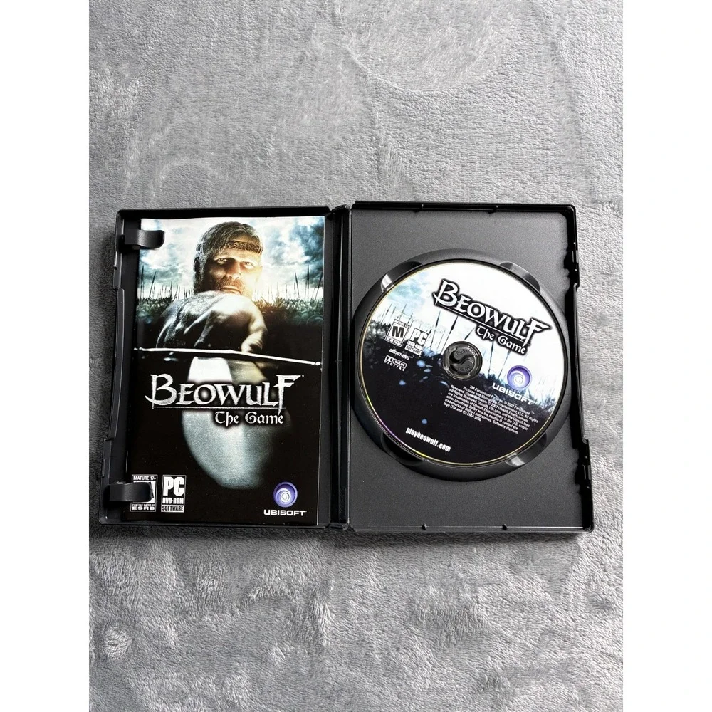 Beowulf The Game PC DVD ROM Ubisoft Action Adventure Mature 17+ Disc and‎ Manual